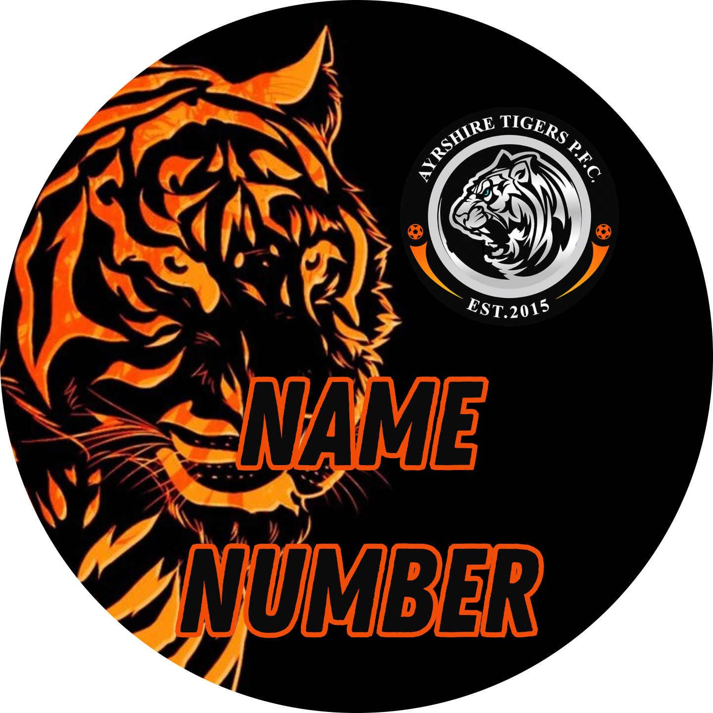 Ayrshire Tigers 2023/24 Wheel Discs