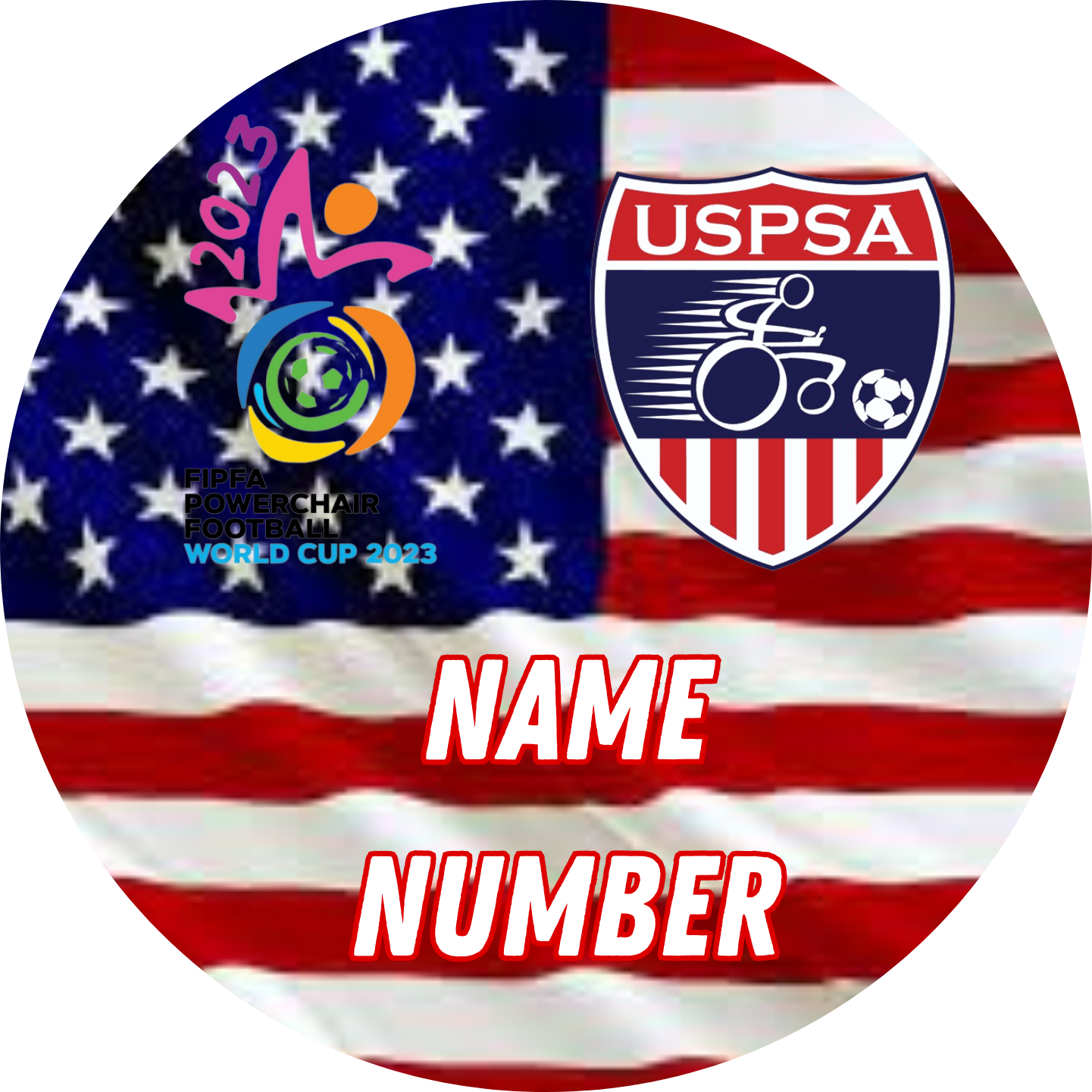 USA 2023 World Cup Wheel Discs