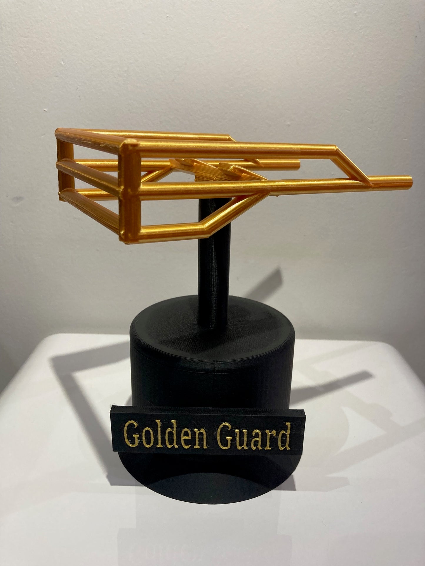 All New - Large Golden Guard/Top Goalscorer Trophy