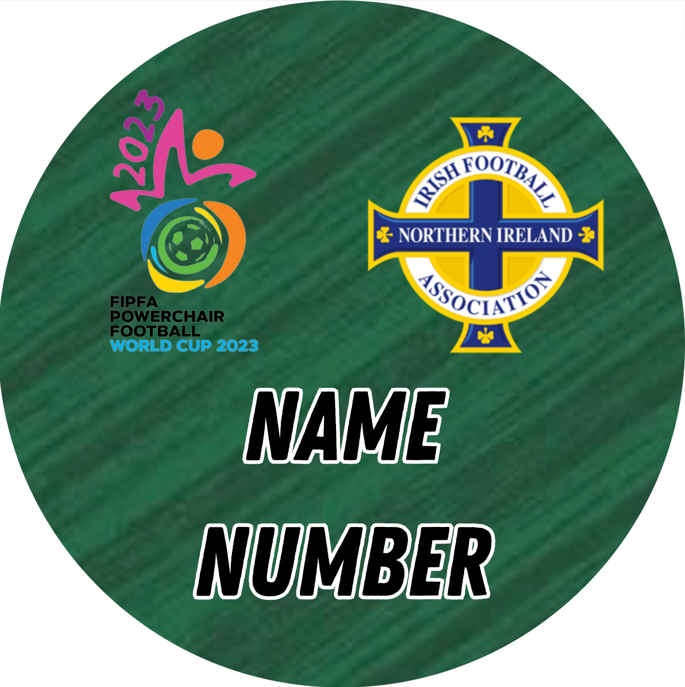 Northern Ireland 2023 World Cup Wheel Discs