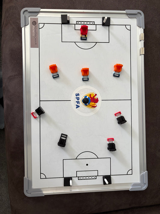 A Eight Mini Powerchair Tactics Board Magnets